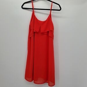 Lulu's short swing spaghetti strap dress women's size small